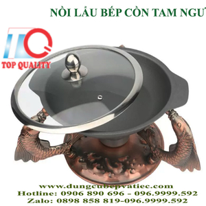 Nồi Lẩu Bếp Cồn Tam Ngư D255xH45mm  Vẻ Đẹp Truyền Thống Trong Bếp Hiện Đại