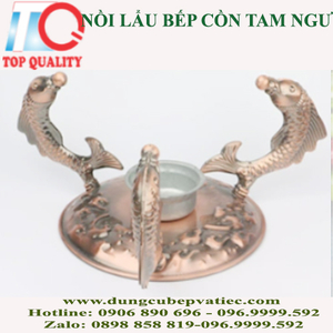 Nồi Lẩu Bếp Cồn Tam Ngư D255xH45mm  Vẻ Đẹp Truyền Thống Trong Bếp Hiện Đại