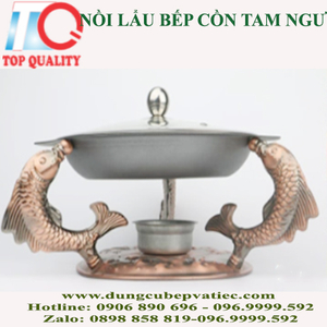 Nồi Lẩu Bếp Cồn Tam Ngư D255xH45mm  Vẻ Đẹp Truyền Thống Trong Bếp Hiện Đại