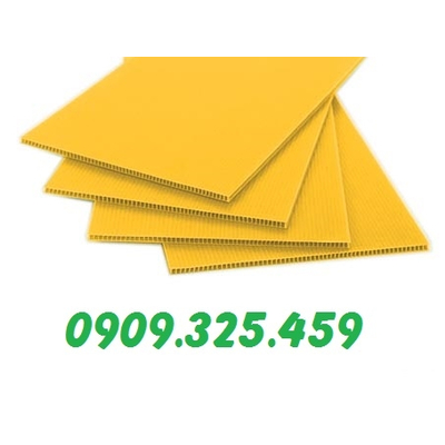 TẤM NHỰA PP DANPLA 4MM MÀU VÀNG