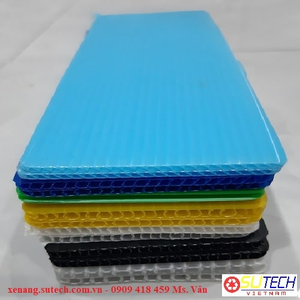 Tấm nhựa PP 2mm xanh hòa bình