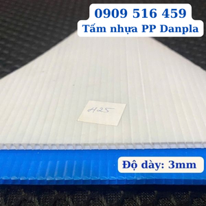 Tấm nhựa pp danpla 3mm