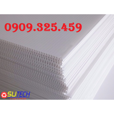 TẤM NHỰA PP DANPLA 3MM MÀU TRẮNG SỮA