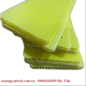 Tấm nhựa pp danpla 3mm màu vàng