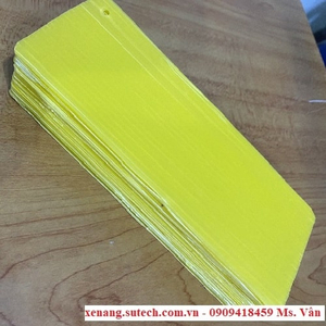 Tấm nhựa pp 5mm màu vàng