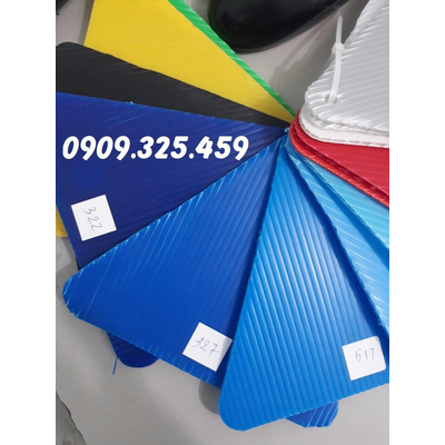 TẤM NHỰA PP DANPLA 5MM MÀU XANH DƯƠNG 517