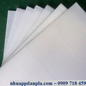 Tấm nhựa pp màu trắng sữa