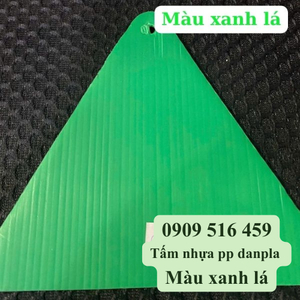 Tấm nhựa pp danpla màu xanh lá