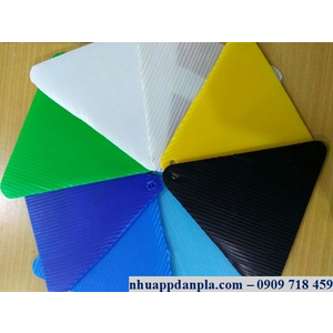 Tấm nhựa pp 3mm vàng