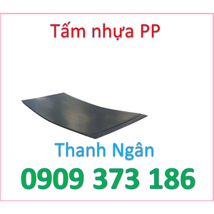 TẤM NHỰA PP 1220 X 2440 X 2MM MÀU ĐEN