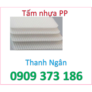 TẤM NHỰA PP 1220 X 2440 X 3MM MÀU TRẮNG