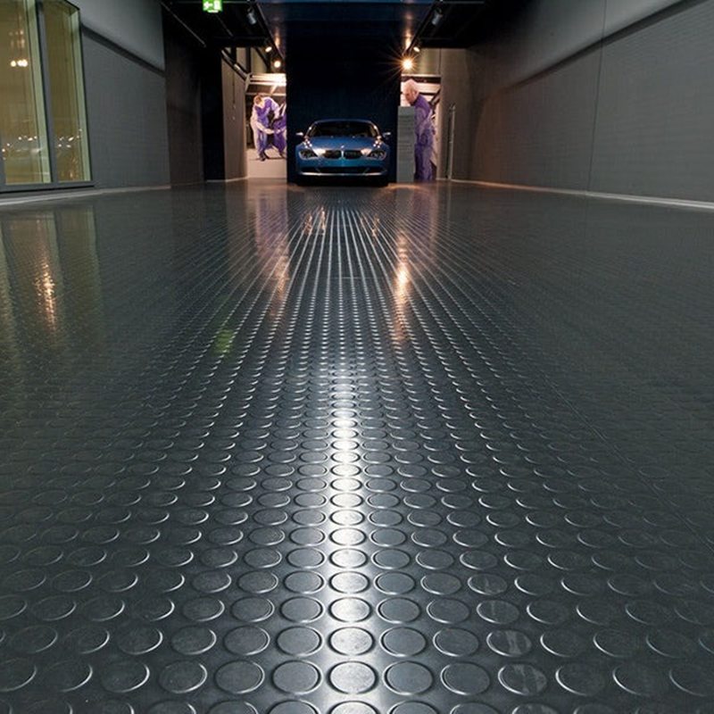 Tấm nhựa trải sàn nút tròn trải nền 2mx25m loại NH004 HNO