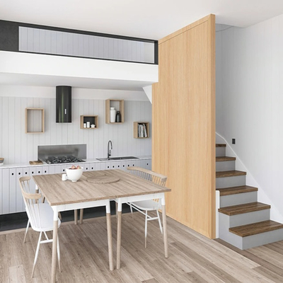 TẤM NHỰA VÁCH NGĂN GIẢ GỖ 2 MẶT EW-VNDN