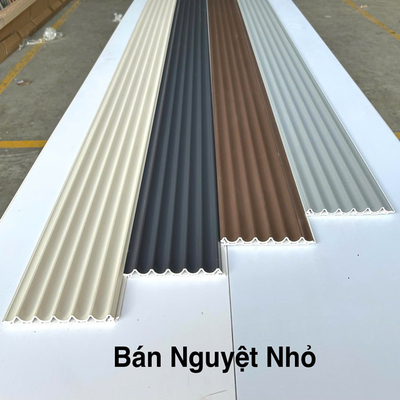 TẤM ỐP NHỰA TƯỜNG BÁN NGUYỆT LAM SÓNG ÂM BẢN NHỎ - AP