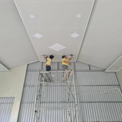 TẤM ỐP PANEL ỐP TRẦN KIM LOẠI CÁCH NHIỆT 2 MẶT KHỔ 1M - PU EPS 03