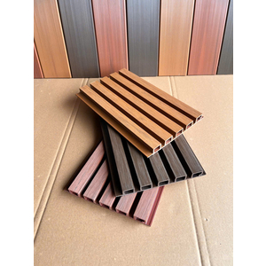 Tấm ốp phủ ASA 5 sóng gỗ nhựa ngoài trời LW-W175H20