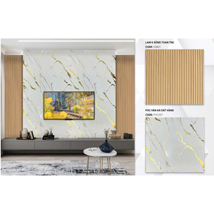 Tấm ốp PVC vân đá GALAWOOD