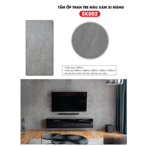 Tấm ốp sợi than tre GREENSK- XI MĂNG 8mm TẠI THANH HOÁ