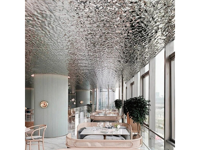 Tấm ốp sợi than tre SÓNG NƯỚC