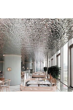 Tấm ốp sợi than tre SÓNG NƯỚC