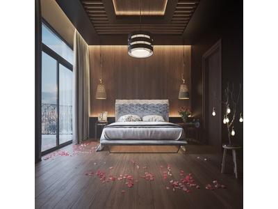 Tấm ốp sợi than tre VÂN GỖ