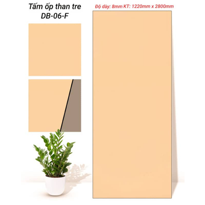 TẤM ỐP THAN TRE DA MỊN 8MM HV-DB-06F.HN TẠI HÀ NỘI