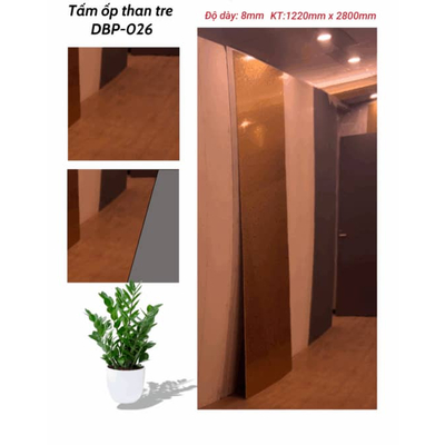 TẤM ỐP THAN TRE GƯƠNG TRÀ 8MM CAO CẤP HV-DBP-026.HN TẠI HÀ NỘI