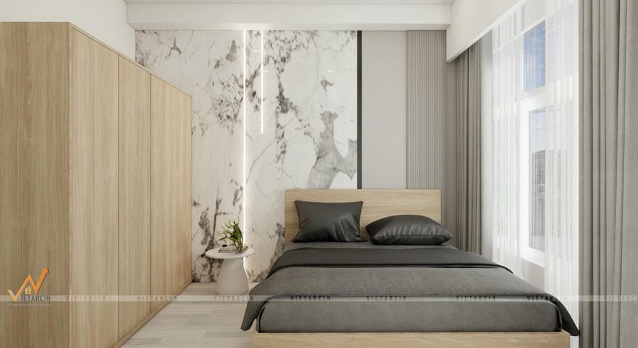 Tấm ốp sợi than tre HT- VÂN ĐÁ 8mm