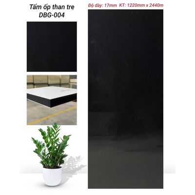 TẤM ỐP THAN TRE PHỦ PET 17MM- ĐEN HV-DBG-004.HN TẠI HÀ NỘI