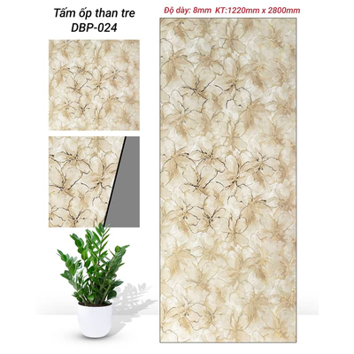 TẤM ỐP THAN TRE PHỦ PET VÂN ĐÁ HV-DBP.HN TẠI HÀ NỘI