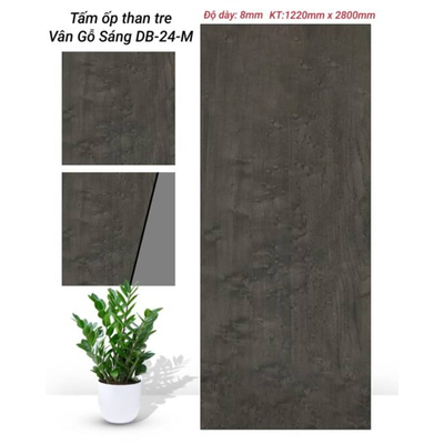 TẤM ỐP THAN TRE VÂN GỖ 8MM HV-DB-24M.HN TẠI HÀ NỘI