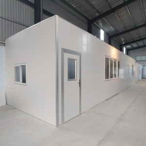 Tấm panel vách ngăn kim loại cách âm 2 mặt khổ rộng 1m PU EPS 02