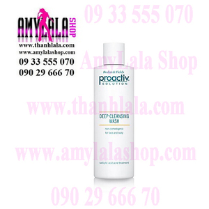 Tắm rửa mặt trị mụn trắng da Proactiv Solution Deep Cleansing Wash 2in1 Face Body 240ml - 0933555070