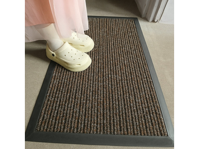 Tấm thảm chùi chân 3M cao cấp siêu bền, thấm nước tốt sản xuất theo yêu cầu và bo viền cao su LV-3MSUPER1G HNO