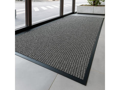 Tấm thảm chùi chân 3M Nomad Carpet Matting lấy bụi giữ nước chống trơn trượt sản xuất theo yêu cầu và bo viền cao su 3M3100 HNO