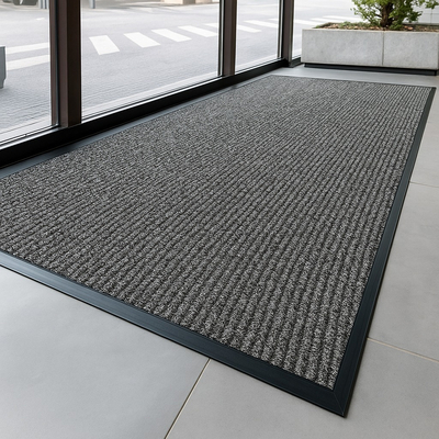 Tấm thảm chùi chân 3M Nomad Carpet Matting lấy bụi giữ nước chống trơn trượt sản xuất theo yêu cầu và bo viền cao su 3M3100 HNO