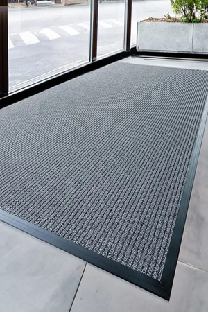 Tấm thảm chùi chân 3M Nomad Carpet Matting lấy bụi giữ nước chống trơn trượt sản xuất theo yêu cầu và bo viền cao su LV4000 HNO