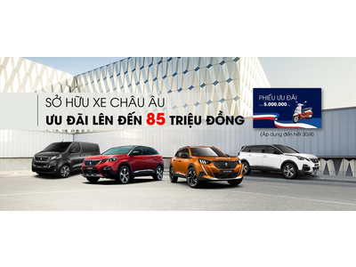TẬN HƯỞNG NHIỀU HƠN 1 CHUYẾN ĐI VỚI SIÊU ƯU ĐÃI LÊN ĐẾN 85 TRIỆU ĐỒNG TỪ PEUGEOT PHẠM VĂN ĐỒNG