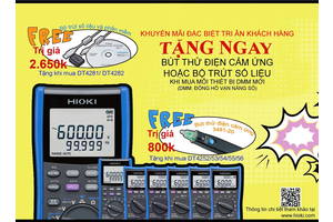 Tặng bút dò điện áp HIoki khi mua đồng hồ vạn năng