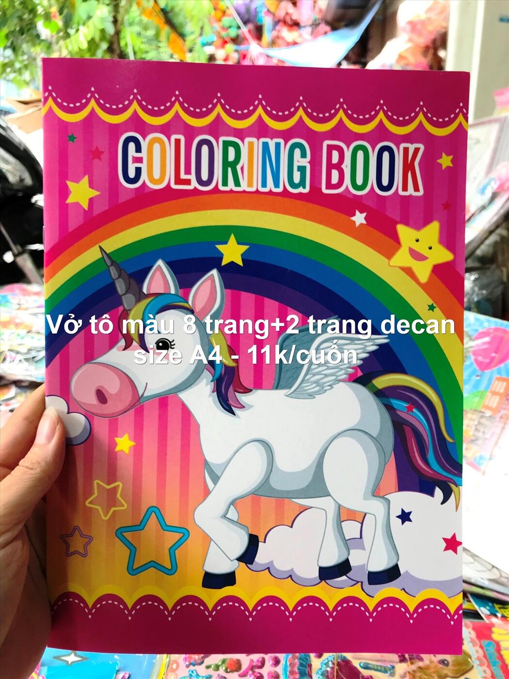 Tập tô màu,dán