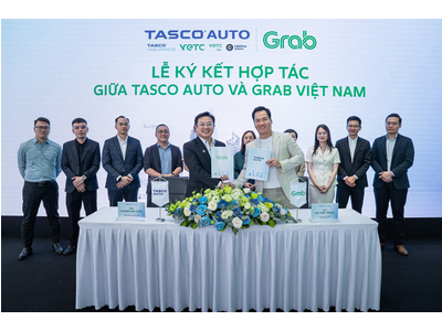 🌱 TASCO AUTO & GRAB VIỆT NAM HỢP TÁC THÚC ĐẨY CHUYỂN ĐỔI XANH – GIA TĂNG TIỆN ÍCH CHO NGƯỜI DÙNG XE NĂNG LƯỢNG MỚI 🚗⚡