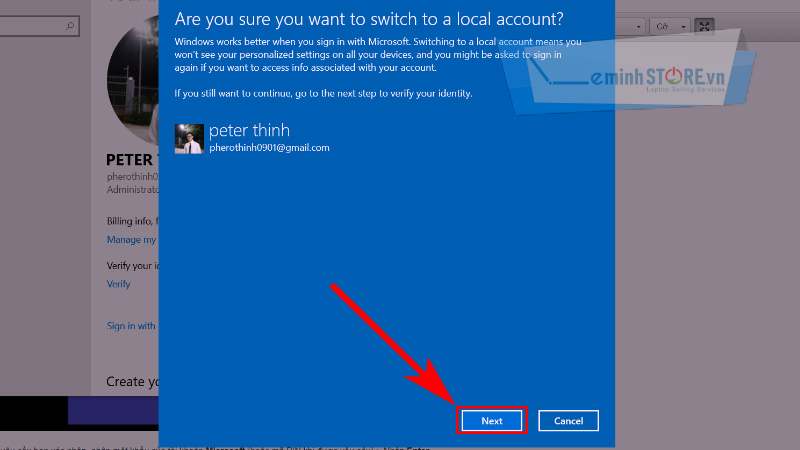 Kết thúc đổi mật khẩu Kết thúc đổi mật khẩu