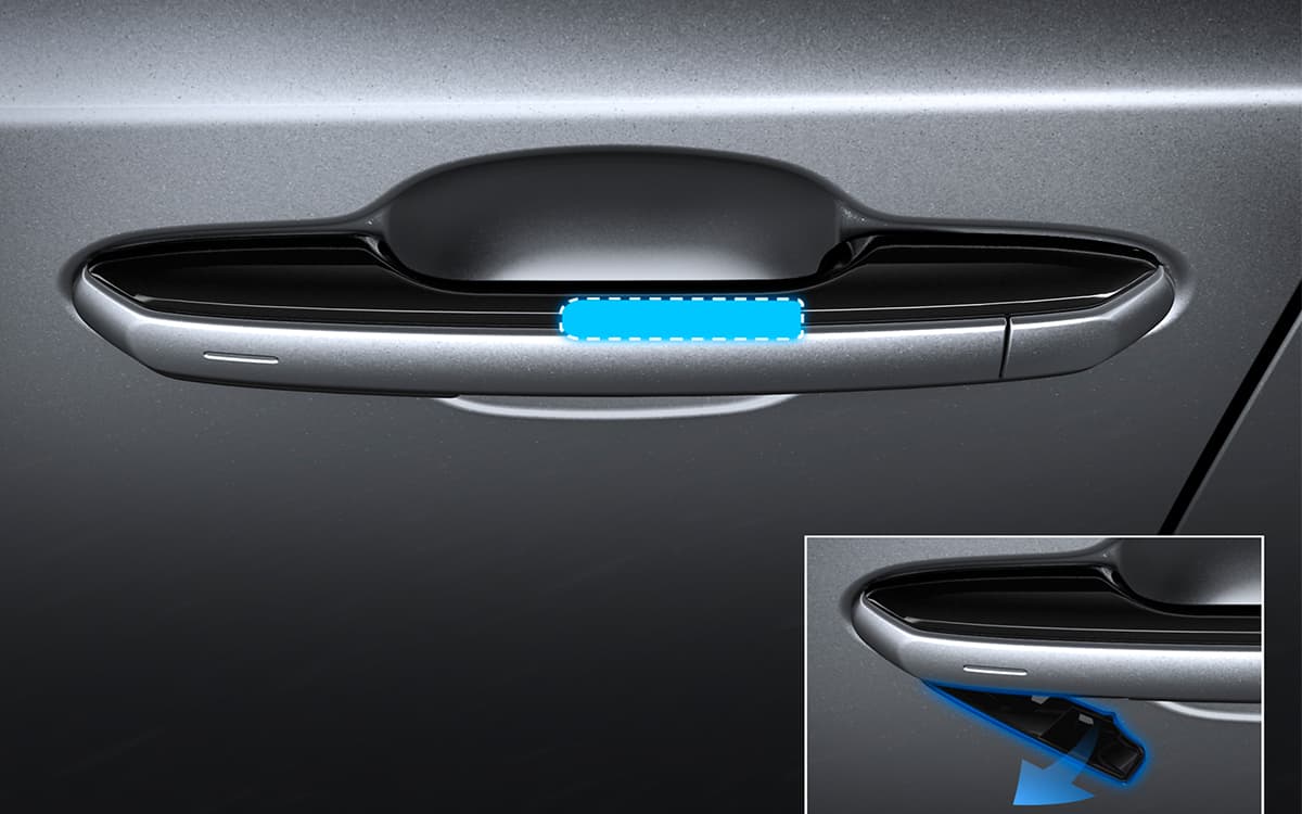 tay nắm cửa e-latch Lexus RX 350h premium