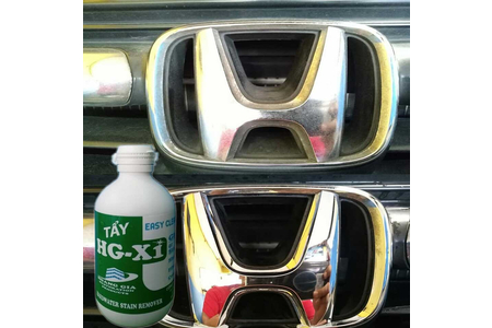 Tẩy ố mốc đốm nước trên các thiết bị Chrome HG X1 HARDWATER STAIN REMOVER for Car 250 ML