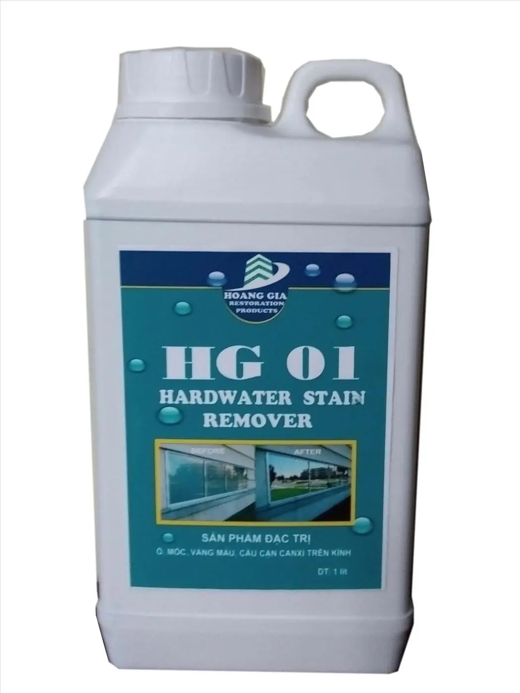 Hoá chất tẩy cáu cặn canxi, vảy cá trên kính HG 01 Handwater stain remover 1000ml