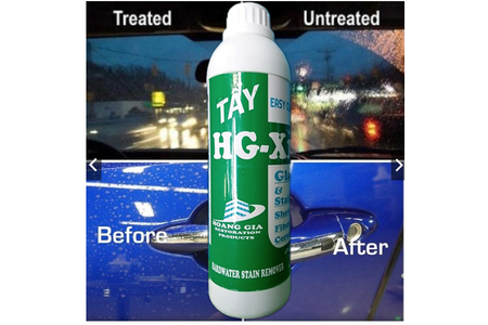 Tẩy ố mốc nước cho bề mặt sơn, kính, kim loại dễ dàng với HGX1
