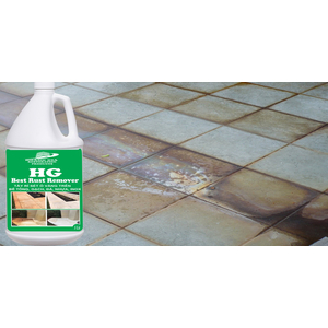 Dung dịch tẩy rỉ sét ơ vàng trên sàn đá, gạch, bê tông HG Best Rust Remover 1L