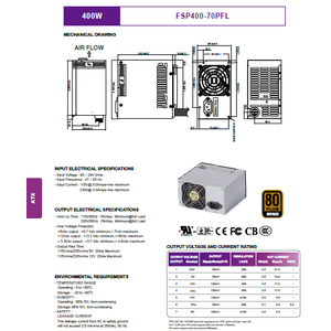 Bộ nguồn FSP400-70PFL FSP350-60PLN FSP400-60THA-P FSP460-60GLN FSP400-60PFG