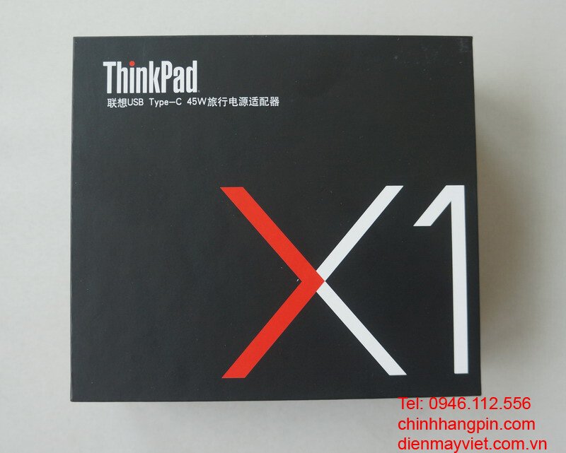 Sạc (adapter) laptop Lenovo ThinkPad X270 X280 USB Type-C 45W type 4X20E75128 chính hãng original