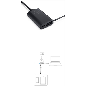 Sạc (adapter) laptop DELL 19.5V 2.34A 50W AC Adapter PA45W16-BA HA50NM16B 5R7RR with 45w, USB plus